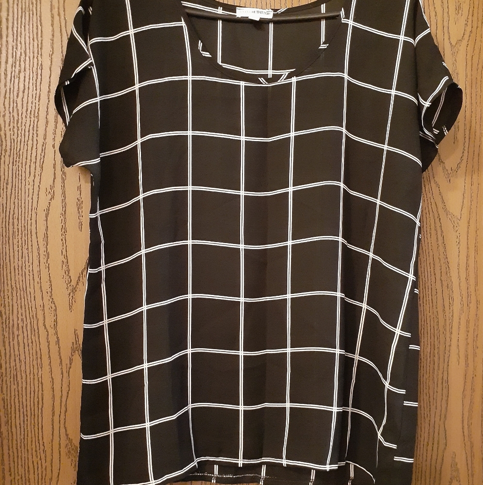 Black and White Shirt
